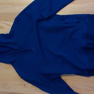 Blue hoodie